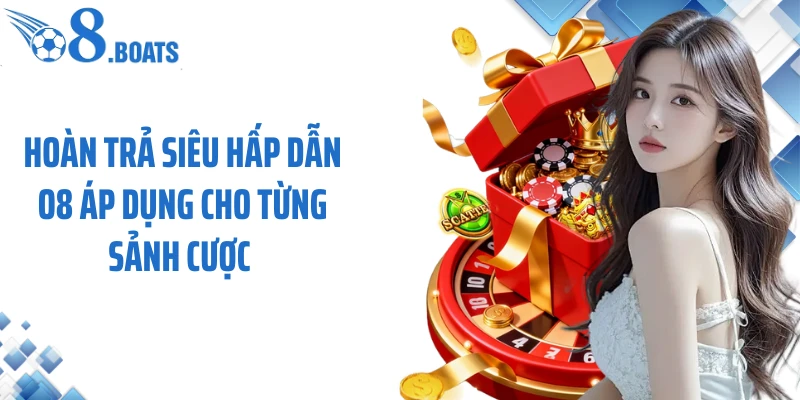 Hoàn trả siêu hấp dẫn O8 áp dụng cho từng sảnh cược